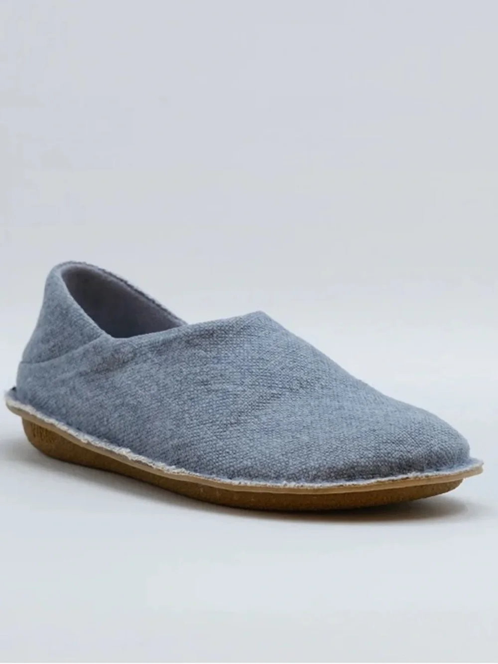 VIBAe Zuma Linen Slip On Shoes Beach Pacific Blue Size EU 41 US M 8 L 11